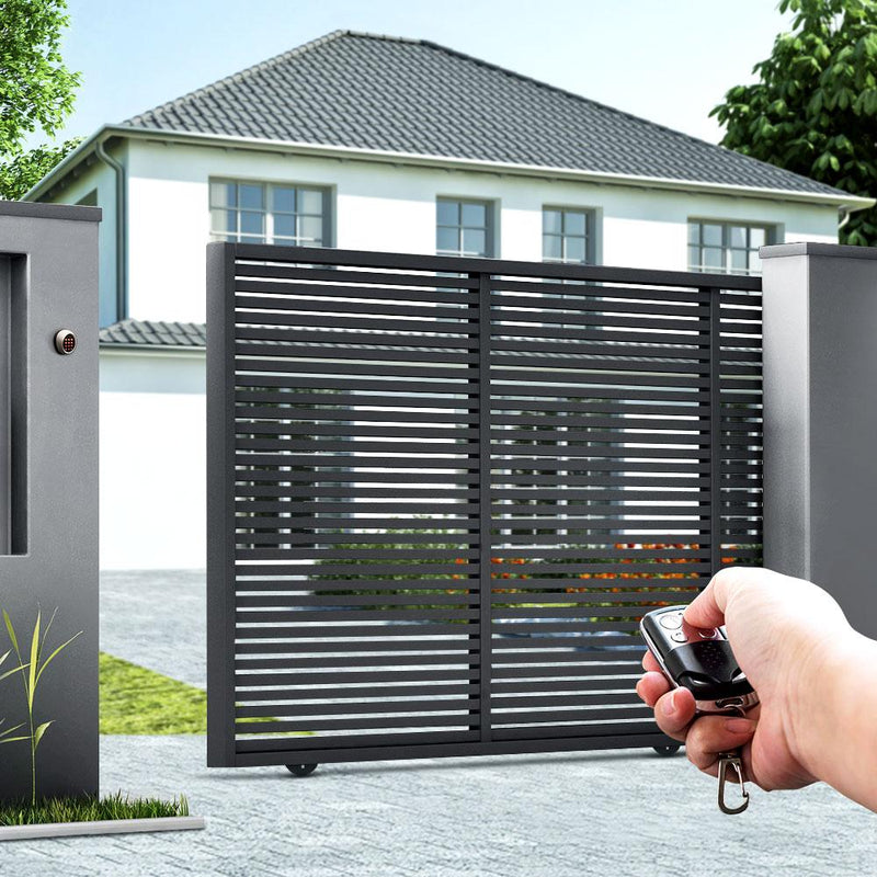 LockMaster Electric Sliding Gate Opener 1800KG With Keypad Remote 6M Rail - Payday Deals