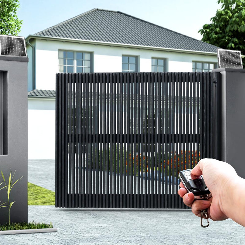 LockMaster 600KG Swing Gate Opener Automatic Electric Solar Power Remote Control - Payday Deals