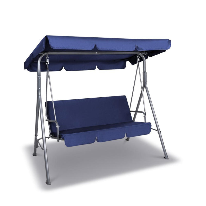 Gardeon Canopy Swing Chair - Navy - Payday Deals