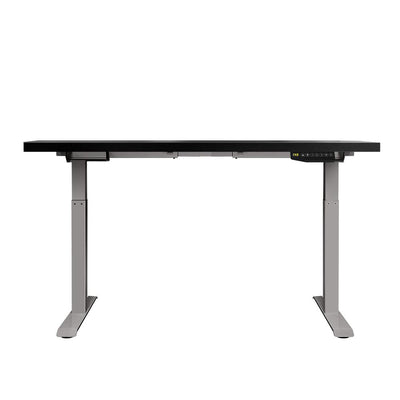 Artiss Standing Desk Adjustable Height Desk Dual Motor Electric Grey Frame Black Desk Top 120cm - Payday Deals