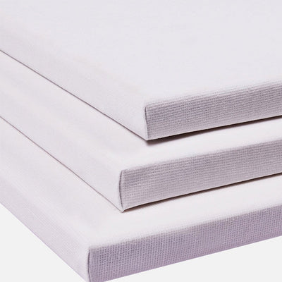 5x Blank Artist Stretched Canvases Art Large White Range Oil Acrylic Wood 50x60 - Payday Deals