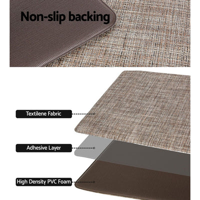 Artiss Kitchen Mat Non-slip 45 x 150 Textilene Anti Fatigue Floor Rug Carpet
