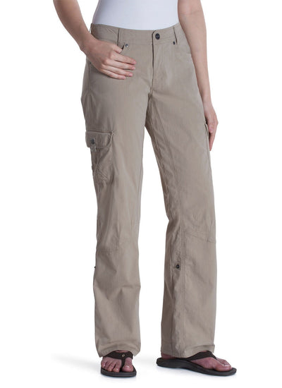 KUHL Womens Splash Roll Up Pants 32" Inseam Convertible Trousers  - Khaki