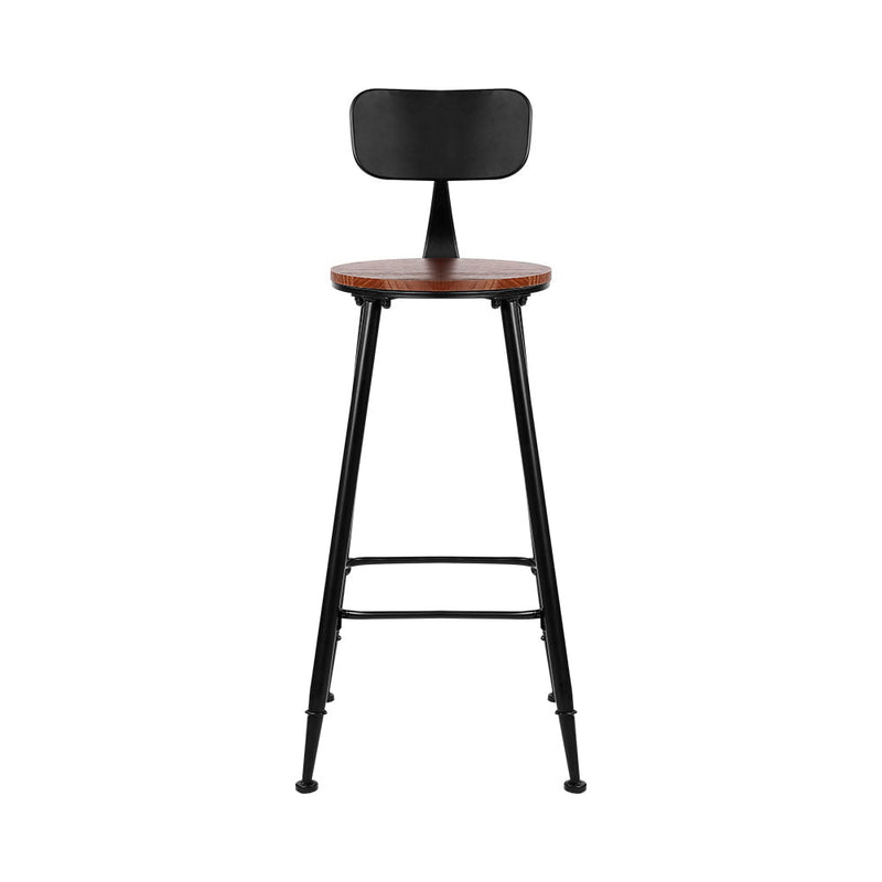 Artiss 4x Vintage Industrial Bar Stool Retro Barstools Dining Chairs Kitchen