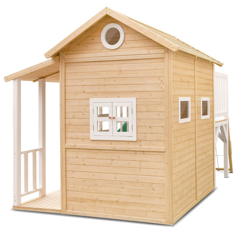 Finley Cubby House with Green Slide