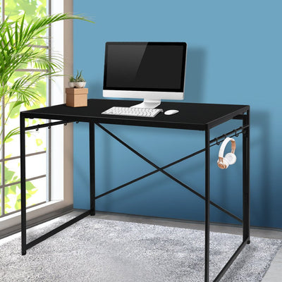 Office Desk Computer Work Study Gaming Foldable Home Student Table Metal Stable - Payday Deals