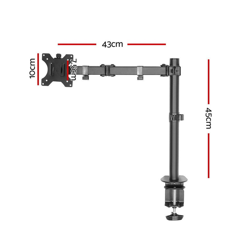 Artiss Monitor Arm Mount Dual 32" Black - Payday Deals