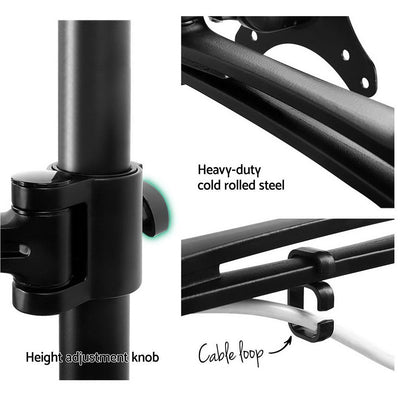 Artiss Monitor Arm Mount Single Black - Payday Deals
