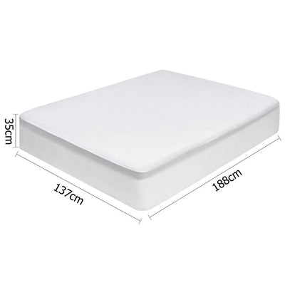 Giselle Bedding Double Size Waterproof Bamboo Mattress Protector - Payday Deals