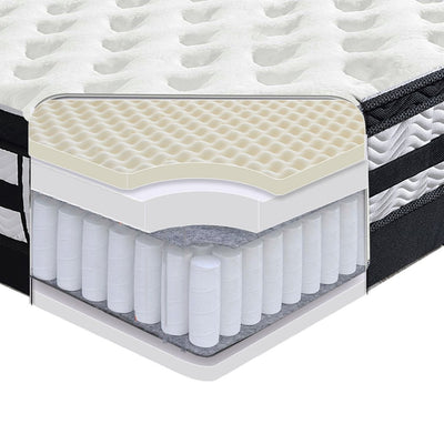 DeramZ 35CM Thickness Euro Top Egg Crate Foam Mattress in King Size - Payday Deals