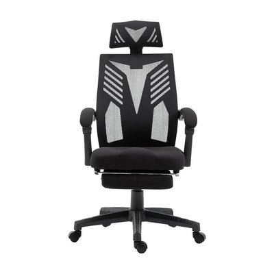 Artiss Gaming Office Chair Computer Desk Chair Home Work Recliner Black - Payday Deals