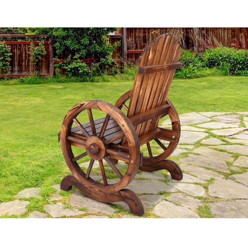 Gardeon Wooden Wagon Chair Outdoor - Payday Deals