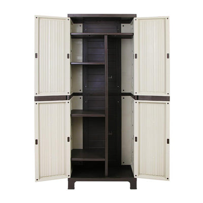 Gardeon Outdoor Storage Cabinet Lockable Cupboard Garage 173cm - Payday Deals