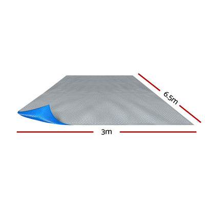Aquabuddy 6.5X3M Solar Swimming Pool Cover 500 Micron Isothermal Blanket - Payday Deals