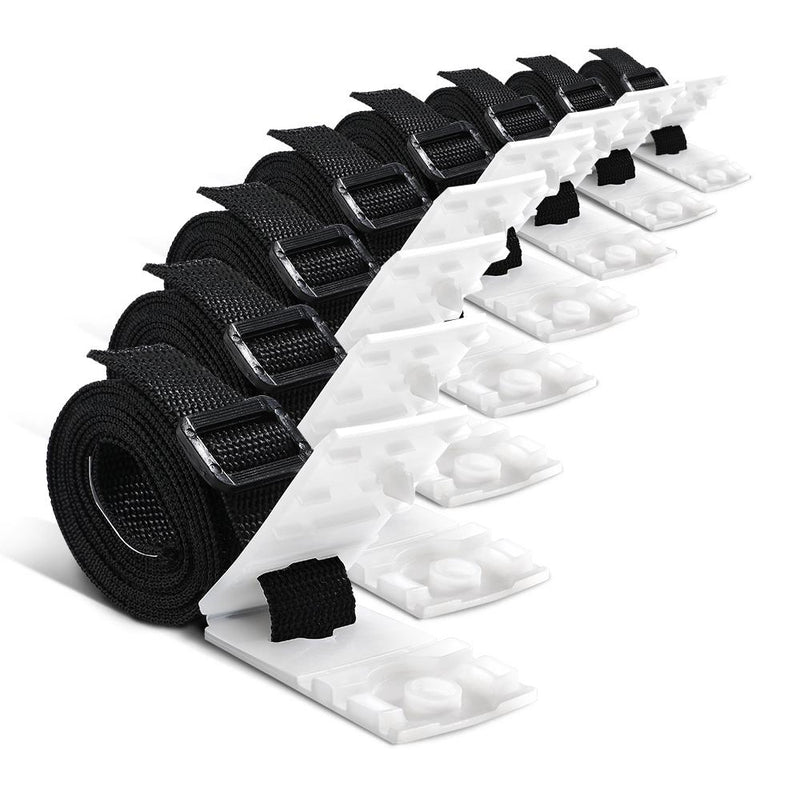 Aquabuddy Pool Cover Roller Attachment Straps Kit 8PCS for Swimming Solar Pool - Payday Deals