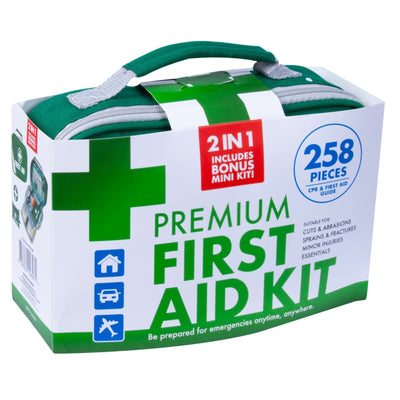 3x 258PCS PREMIUM FIRST AID KIT Medical Travel Set Emergency Family Safety BULK