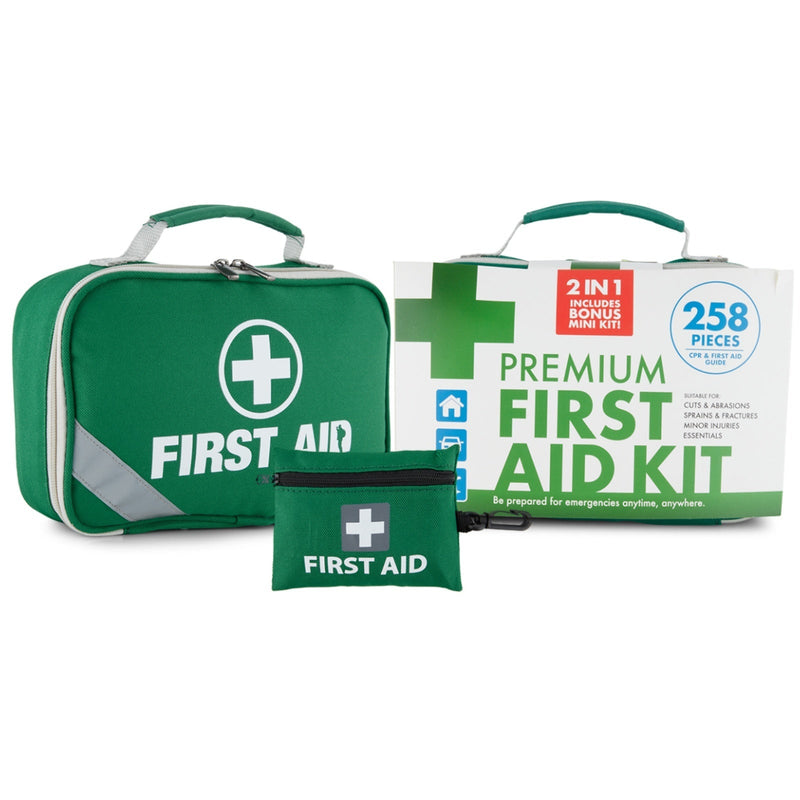 258PCS PREMIUM FIRST AID KIT Medical Travel Set Emergency Family Safety Office