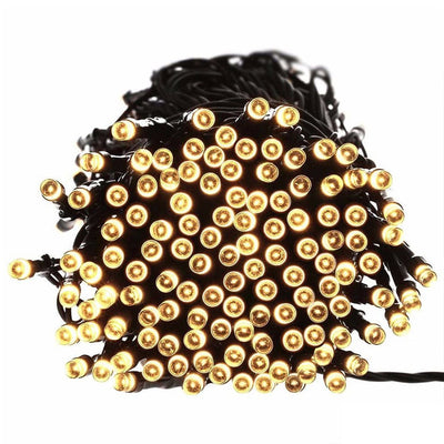 25M 200LED String Solar Powered Fairy Lights Garden Christmas Decor Warm White - Payday Deals