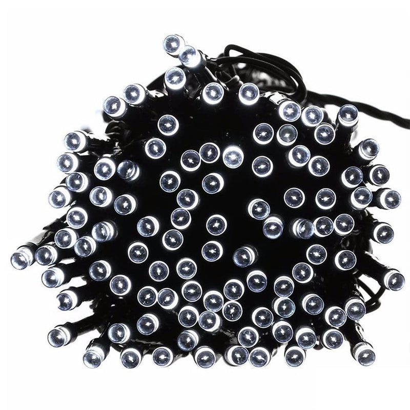 42M 400LED String Solar Powered Fairy Lights Garden Christmas Decor Cool White - Payday Deals