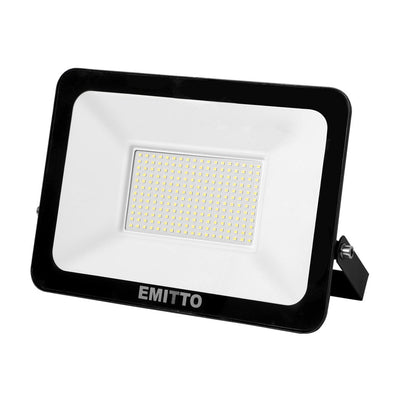 Emitto LED Flood Light 150W Outdoor Floodlights Lamp 220V-240V IP65 Cool White - Payday Deals