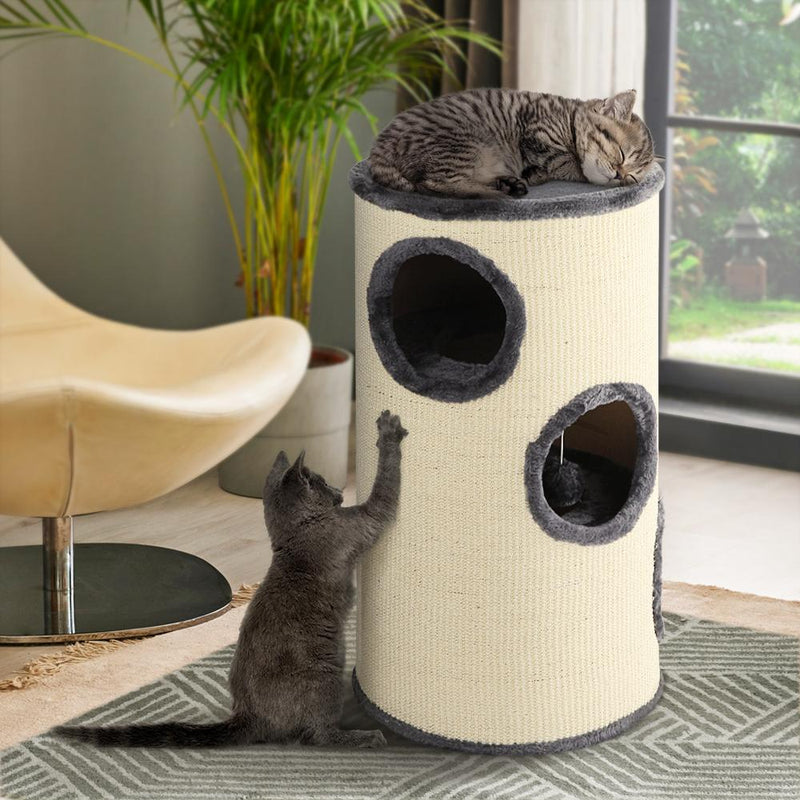 i.Pet Cat Tree Trees Scratching Post Scratcher Tower Condo House 70cm - Payday Deals