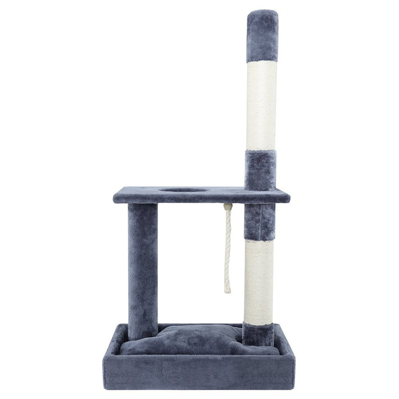 i.Pet Cat Tree Scratching Post Scratcher Tower Condo House Grey 102cm Payday Deals