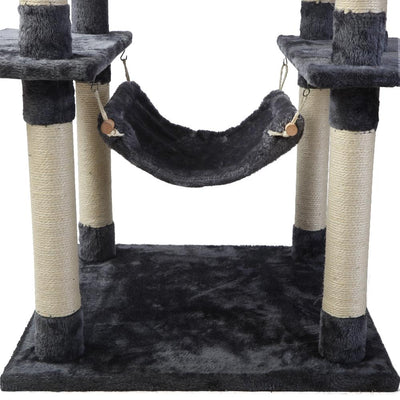 i.Pet Cat Tree 184cm Trees Scratching Post Scratcher Tower Condo House Furniture Wood - Payday Deals