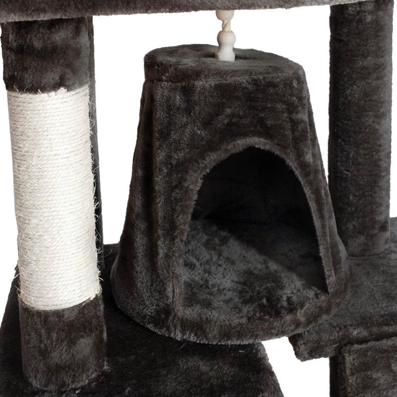 i.Pet Cat Tree 193cm Trees Scratching Post Scratcher Tower Condo House Furniture Wood - Payday Deals