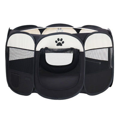 i.Pet Dog Playpen Pet Playpen Enclosure Crate 8 Panel Play Pen Tent Bag Fence Puppy 3XL