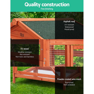 i.Pet Bird Cage Wooden Pet Cages Aviary Large Carrier Travel Canary Cockatoo Parrot XL - Payday Deals
