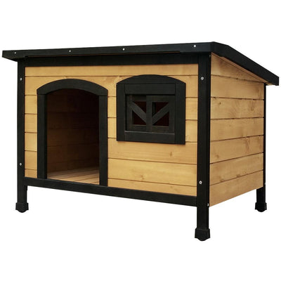 i.Pet Dog Kennel Kennels Outdoor Wooden Pet House Cabin Puppy Large L Outside - Payday Deals