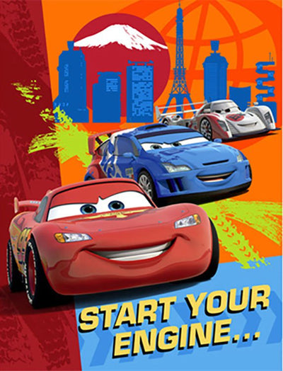 Disney Cars Invitations  8 Pack