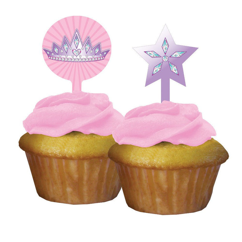 Princess Party Supplies Cupcake Toppers - Payday Deals
