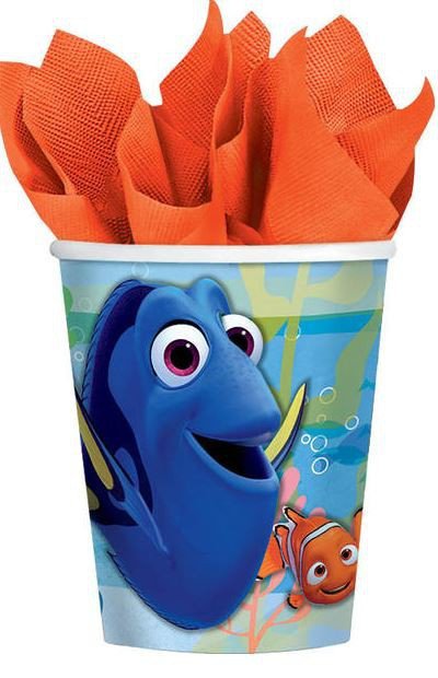 Finding Dory Party Supplies Cups 8 Pack