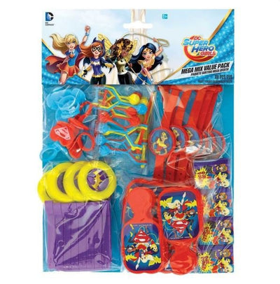 Super Hero Girls Party Supplies Favour Pack