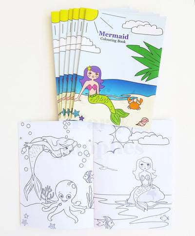 Mermaid Party Supplies Colouring Books 8 Pack