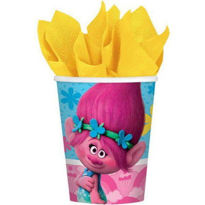Trolls Party Supplies Cups 8 Pack