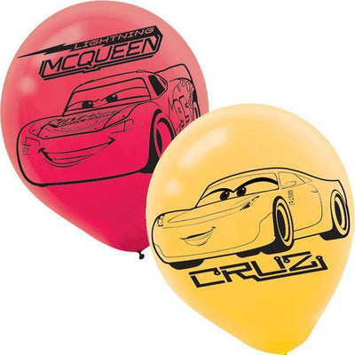Disney Cars 3 Party Supplies - Balloons 6 Pack