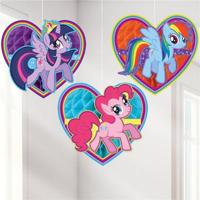 My Little Pony Party Supplies Honeycomb Hanging Decorations