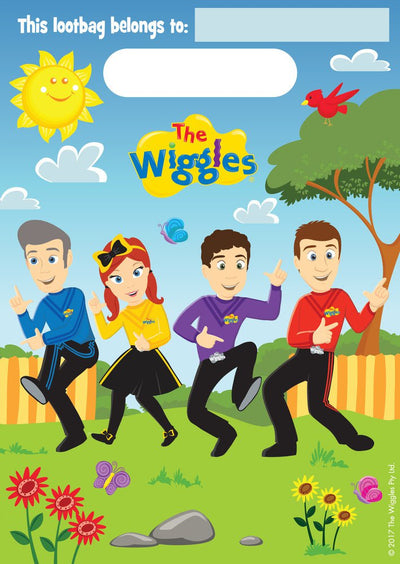 The Wiggles Party Supplies Loot Bags 8 Pack
