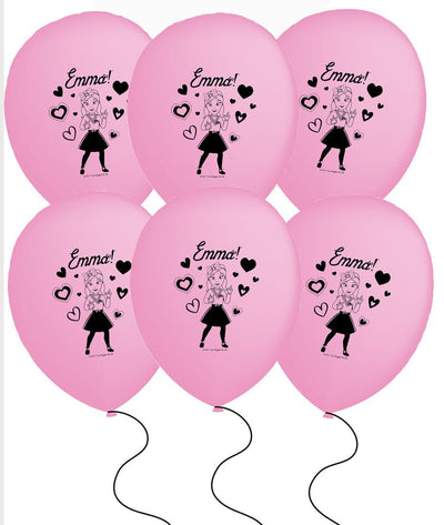 The Wiggles Party Supplies Emma Balloons 6 pack