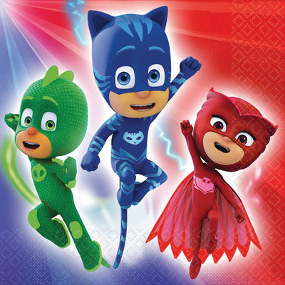 PJ Masks Party Supplies Set of 16 Square Party Lunch Napkins