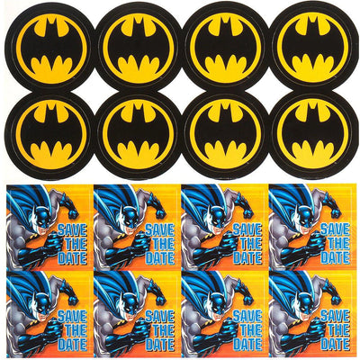 Batman Birthday Party Invites 8 Pack