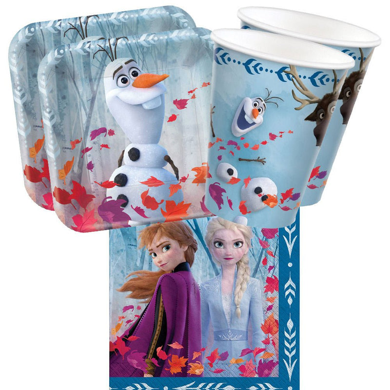Disney Frozen Party Supplies 16 Guest Tableware Pack Cups, Plates, Napkins