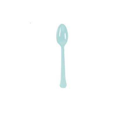 Amscan Robin's-Egg Blue Party Supplies Spoons 20 Pack