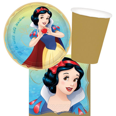Princess Once Upon A Time Snow White 8 Guest Tableware Pack