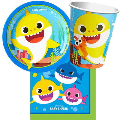 Baby Shark 8 Guest Small Tableware Party Pack