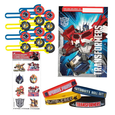 Transformers 8 Guest Loot Favour Bag Party Pack
