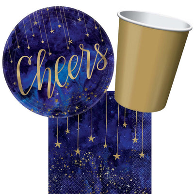 New Years Eve Cheers 8 Guest Tableware Party Pack