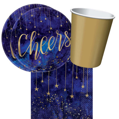New Years Eve Cheers 16 Guest Tableware Party Pack